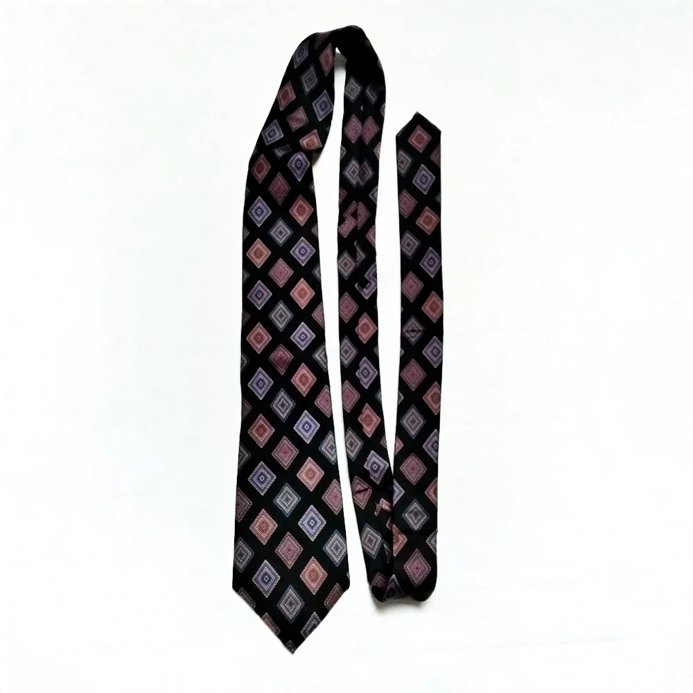 Mario Valentino Men's Italian Silk Print Tie
